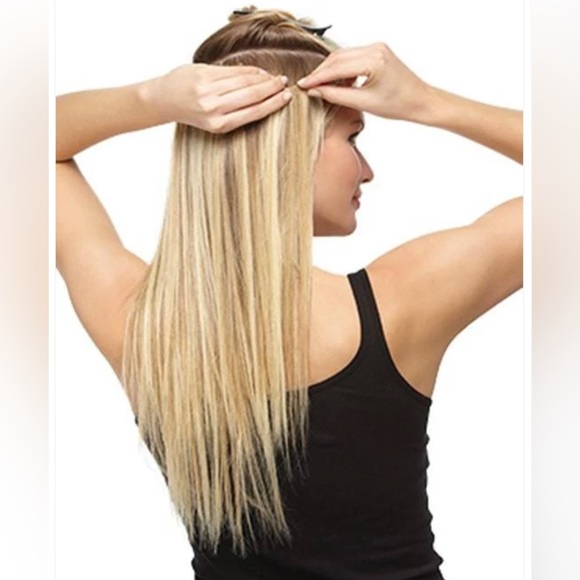 HAIR DO from Wigs.com 10-piece clip in Remy Luxe Human Hair Extensions. BNIB! - Picture 2 of 4
